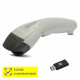 Беспроводной сканер штрих-кода MERTECH CL-610 BLE Dongle P2D USB White в Уфе