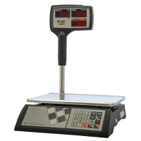 Торговые настольные весы M-ER 327 ACPX-15.2 "Ceed'X" LED Черные